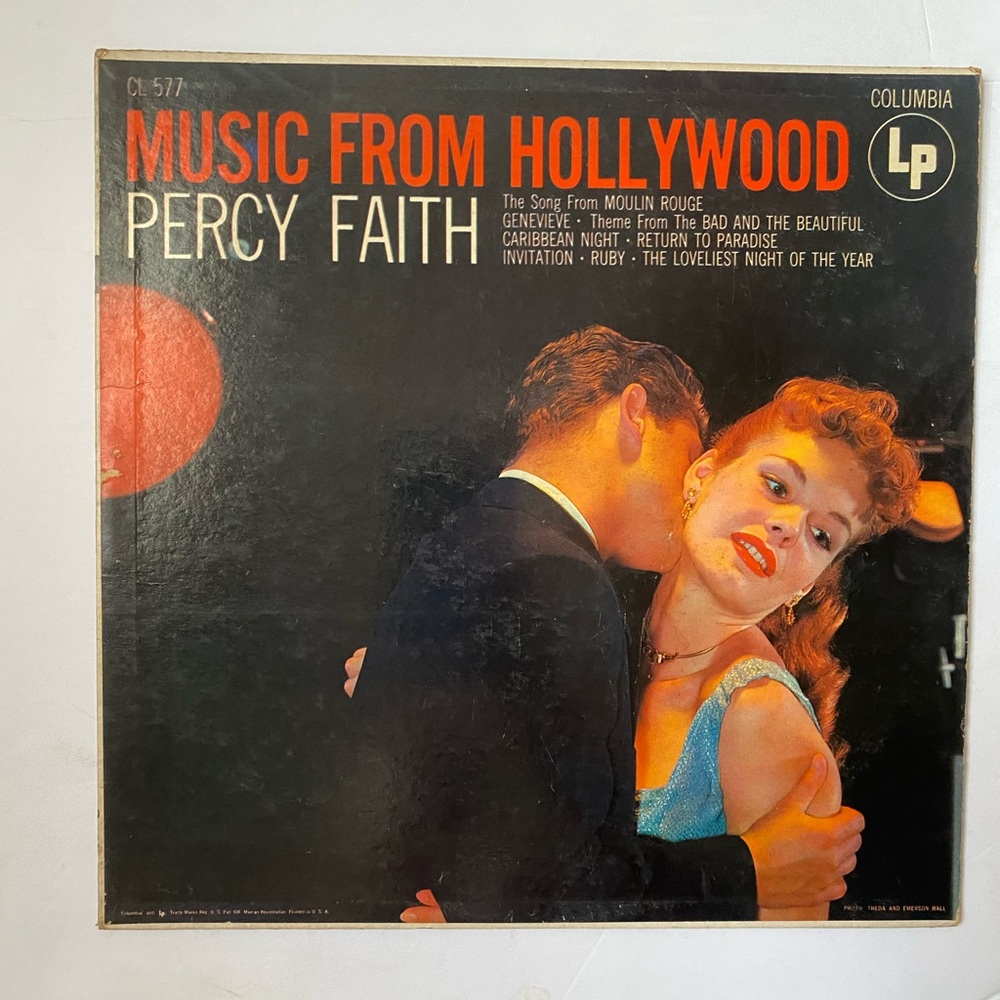PERCY FAITH Music From Hollywood Vintage Vinyl Record